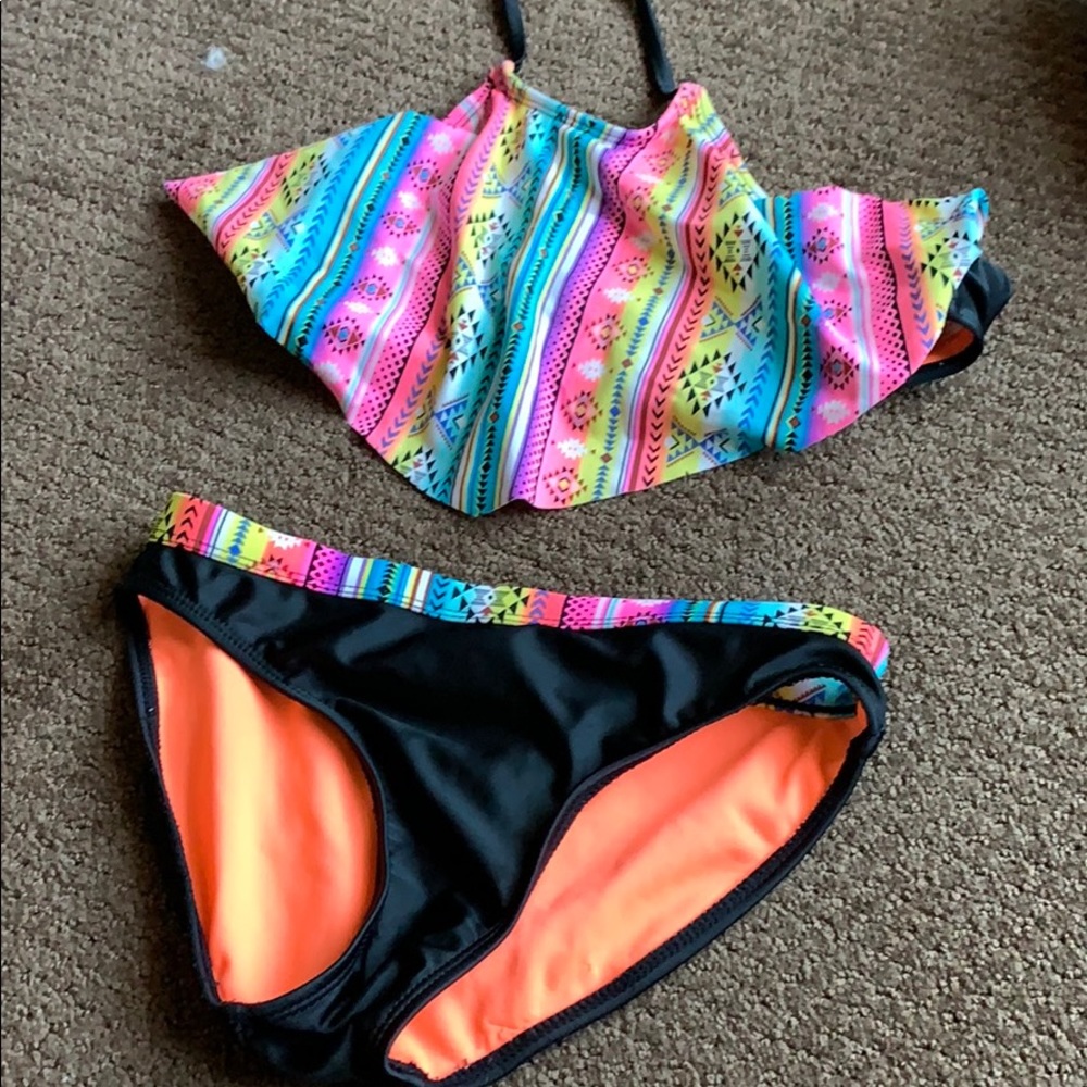 Youth large halter top bikini